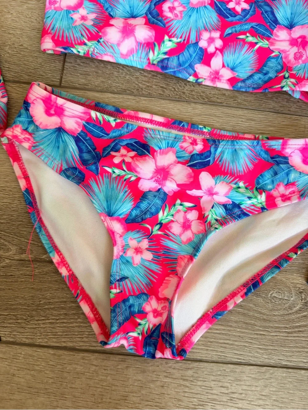 art class Girls' Floral Printed Rash Guard Set